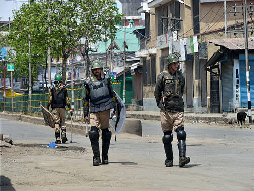 He said the curbs on the movement of people remained in force in Nowhatta, Khanyar and M R Gunj police station areas of the summer capital of the state. pti file photo