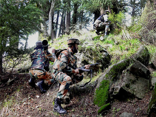 The spokesperson claimed that the duo was recruited two years ago by Jaish-e-Mohammed outfit to guide militants to infiltrate the LoC. 'The details provided by them are being examined and corroborated by agencies concerned,' he added. PTI file photo