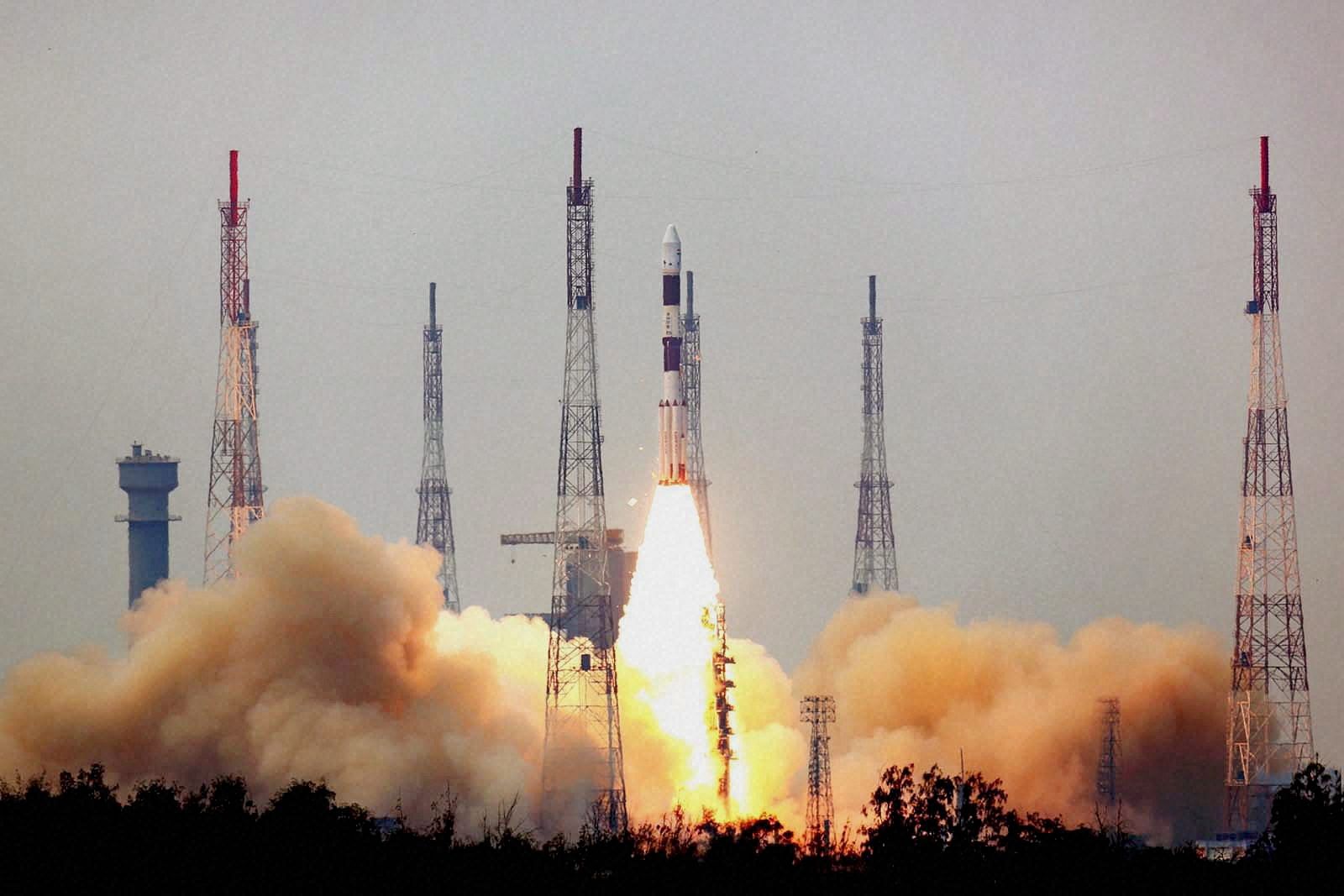 The countdown for the launch of SCATSAT-1 for ocean and weather related studies along with seven other satellites, is progressing satisfactorily, a top ISRO official today said. pti file photo