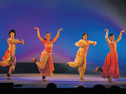 A performance by the members of Abhijata Dance Ensemble