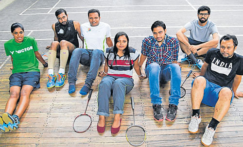 energetic (From left) Diya Moraes, Varun Chellam, Avinash Kumbhar, Charchita Pramanik, Chirantan Pramanik, Rohit Venugopal and Dev Borah.
