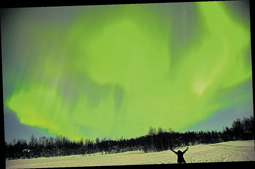 A view of the 'Northern Lights'.