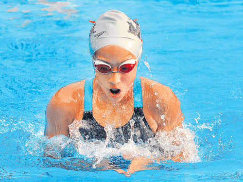 record-breaker: Saloni Dalal dazzled with a national record on Tuesday. dh file photo