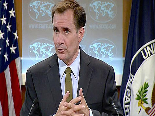'Obviously, an (terrorist) attack like that (in Uri) escalates tensions. What I don't want to do is try to get into, you know, some sort of broad characterisation one way or the other but obviously an attack like this is horrific', the State Department Spokesman, John Kirby, told reporters here yesterday. File photo