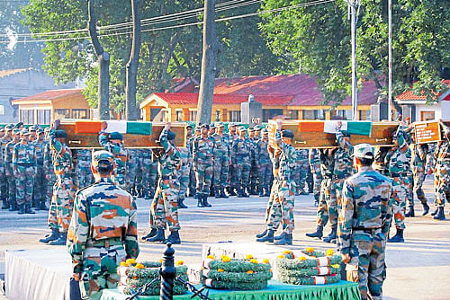 The Uri Army base was attacked by heavily-armed Pakistani terrorists on September 18 in which 18 soldiers were killed. PTI file photo