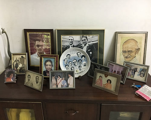 Treasure trove: Chandra Nayudu has preserved some of her father's memorabilia. DH photos/ Sidney Kiran