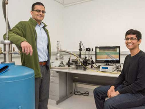 Ali Javey and Sujay Desai created the world's smallest transistor to date. photo credit: Twitter