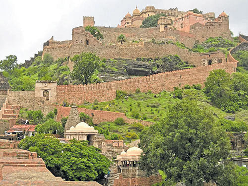 Historical treasures A view of Kumbhalgarh Fort.