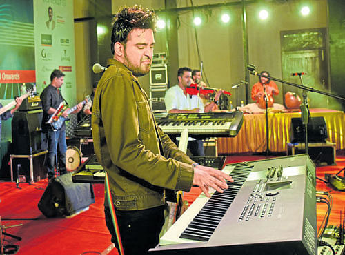 PULSATING The 'Beat Gurus' performed energetic numbers on stage.