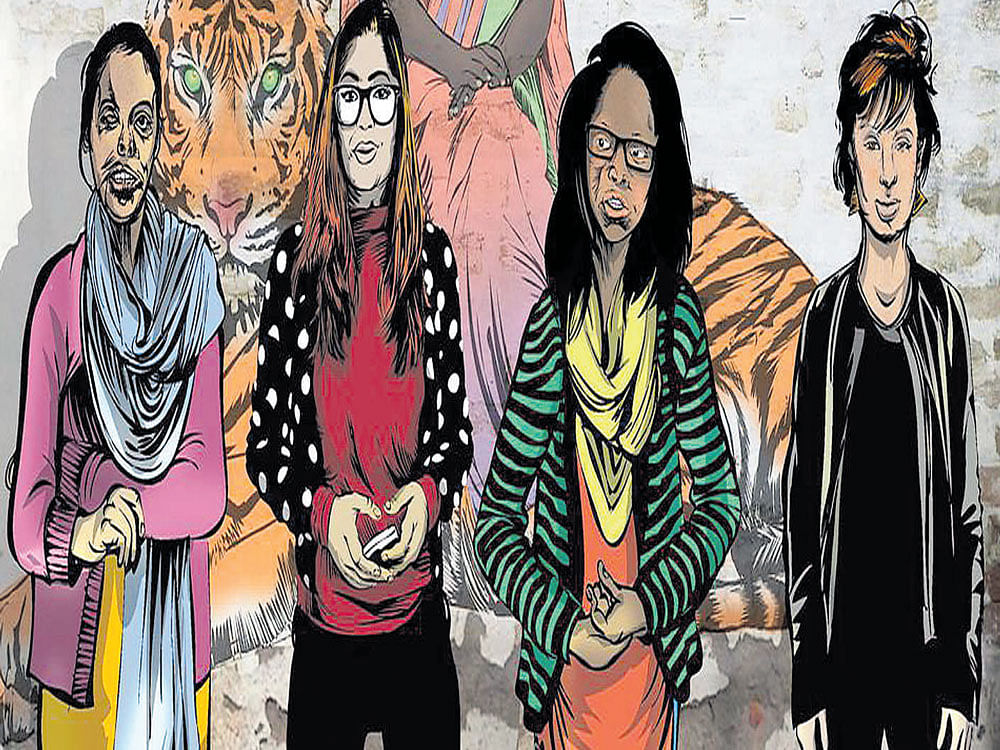 This time they feature in the form of a comic strip in a five-series comic book created by Ram Devineni, a documentary filmmaker, filmmaker Paromita Vohra, and comic artist Dan Goldman.