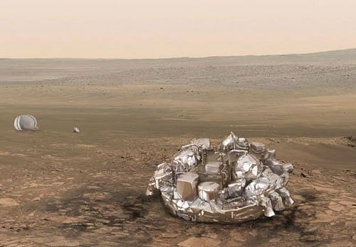 This is Europe's second failed Mars landing in a row, after the British-built Beagle 2 robot lab disappeared without trace after separating from its mothership, Mars Express, in 2003.