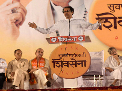 'We should praise Prime Minister Narendra Modi for the surgical strikes. But this should not be the last one but beginning of (more) such strikes against Pakistan,' Uddhav said while addressing Sena workers here. PTI file photo