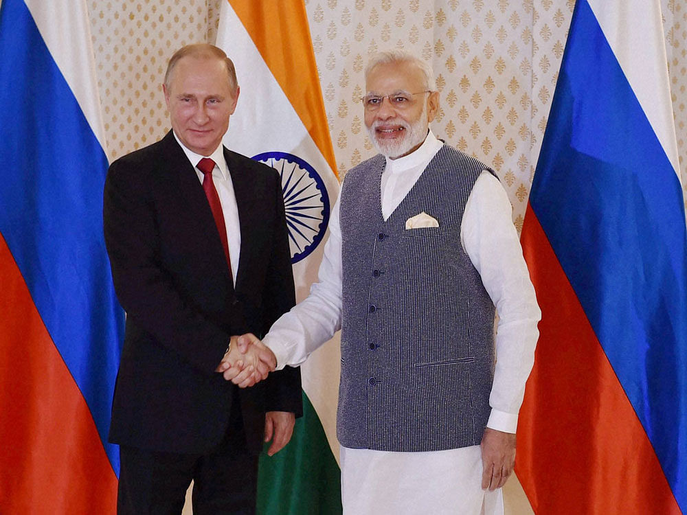 With deals over USD 12 billion in kitty this month, including leasing of a second nuclear submarine, Russia hopes to bag more projects as it termed itself as not just a business partner but an 'ally' who stood by India in its 'darkest hours'. PTI file photo
