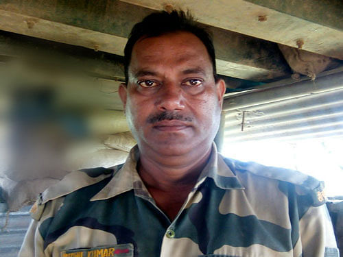 The deceased jawan has been identified as Constable Susheel Kumar. Image: ANI Twitter