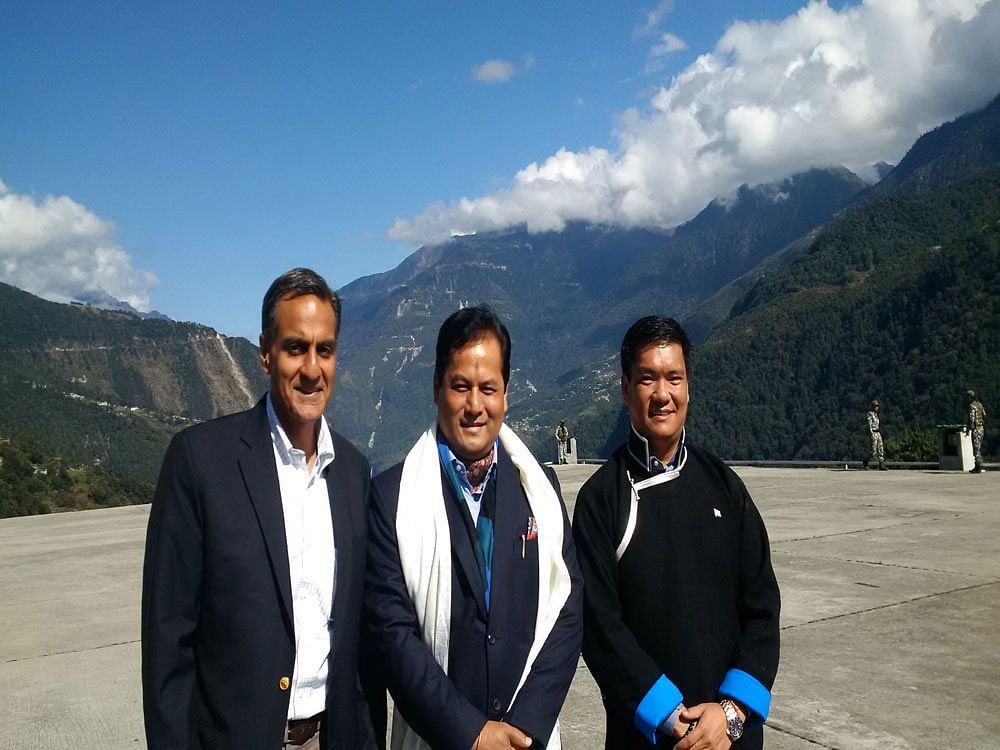 U.S. Ambassador to India Richard Verma posted photos on his Twitter account on Oct. 21 of his recent trip to Arunachal Pradesh, thanking Indian officials for their 'warm hospitality' and calling the region a 'magical place'. Image tweeted by @USAmbIndia
