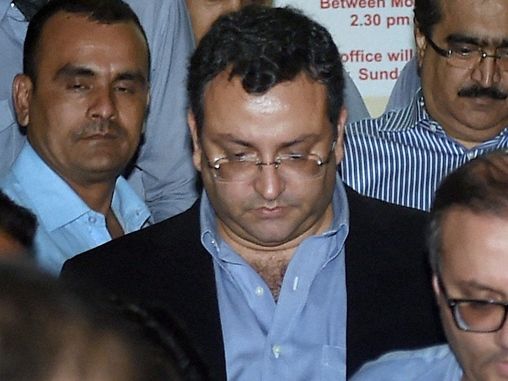 Cyrus Mistry, in a mail to the directors of Tata Sons and trustees of Tata Trusts, had stated that the Tatas could be looking at potential write-downs to the tune of Rs 1.18 lakh crore. PTI file photo