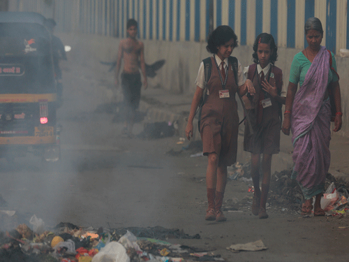 450 million children breathing toxic air in East Asia and the Pacific region, 200 million in Eastern and Southern Africa and 240 million in West and Central Africa. AP FIle Photo