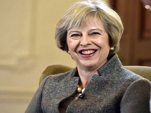 British Prime Minister Theresa May begins her three-day visit to India tomorrow. Reuters file photo