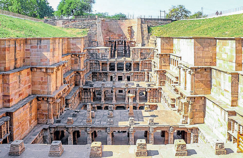 Queen's tribute A section of Rani-ki-Vav, an intricate stepwell in Gujarat.