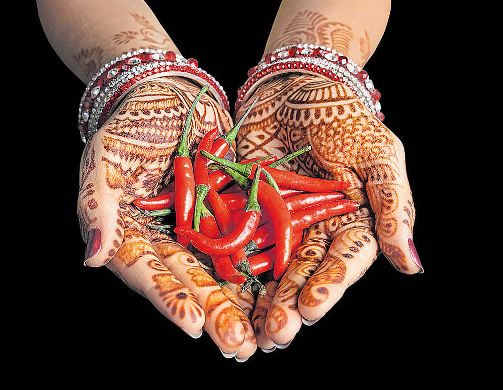 symbolic Practices  There are many who believe that chillies can ward off the evil eye.