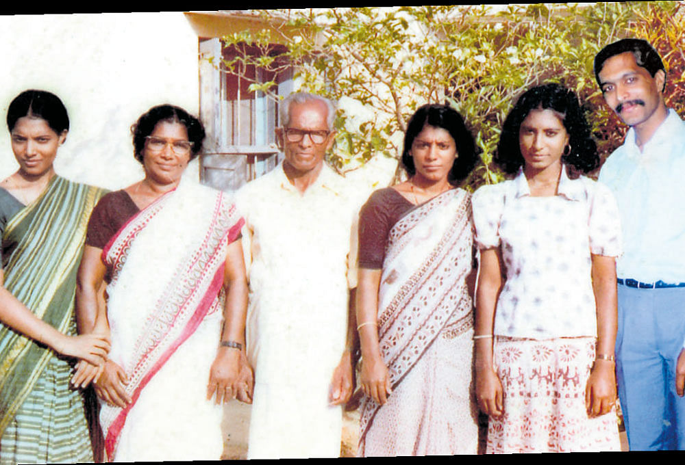 Lali, Aleyamma, P V Abraham, Valsa, the author and Raju.