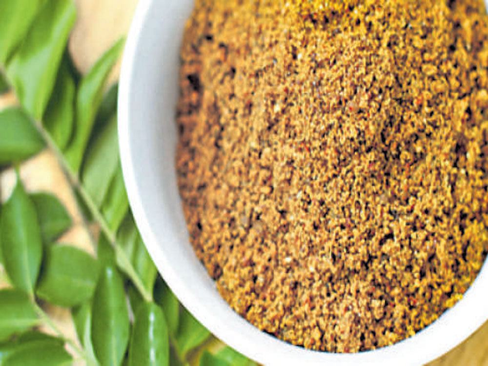 Every delectable savory item is invariably seasoned with curry leaves to improve its colour and flavour.