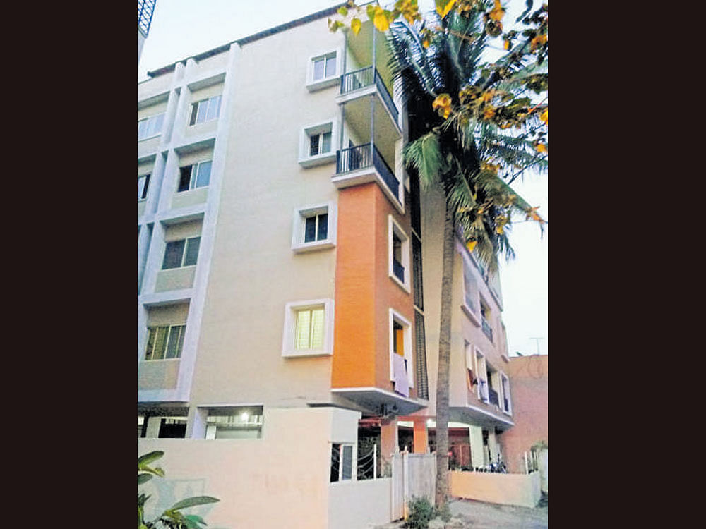 Elegant Elite residential complex at Chowdaiah Block in Hebbal.