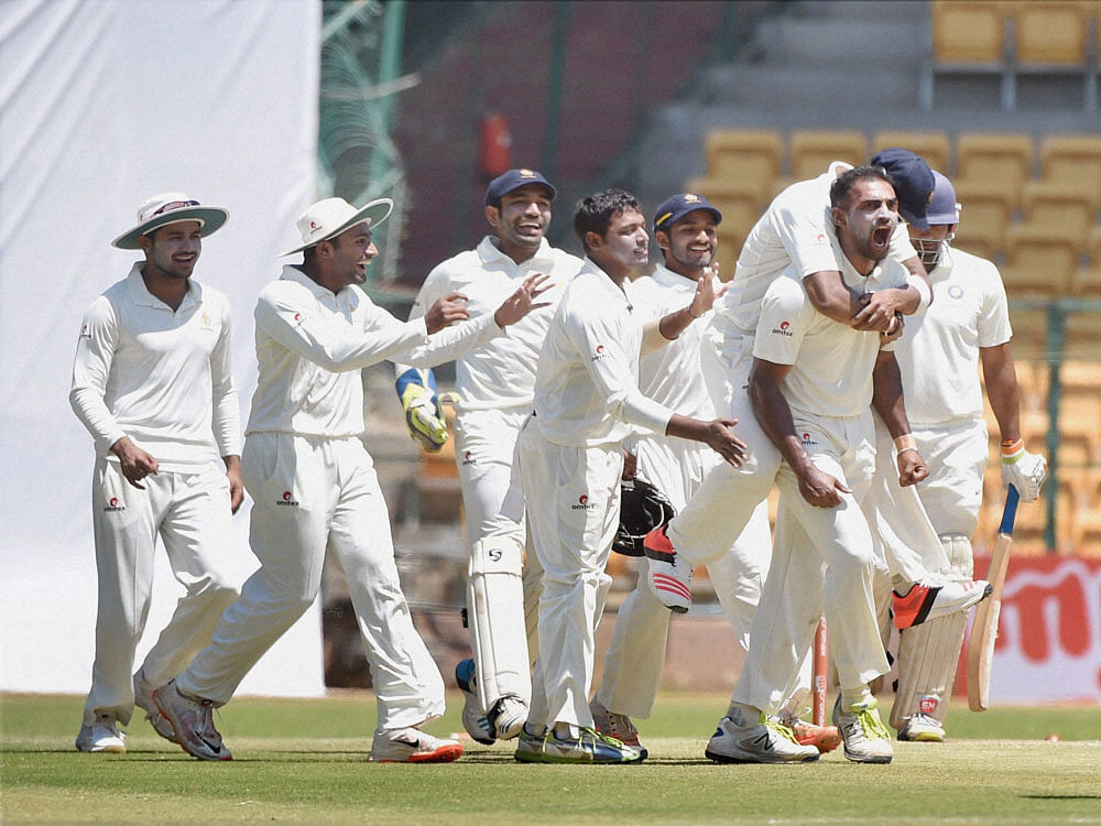 Saurashtra batsmen frustrate Karnataka. PTI file photo