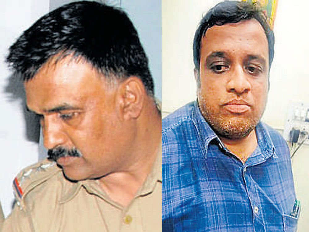 Retired DySP Babu Noronha and his informant Lohith