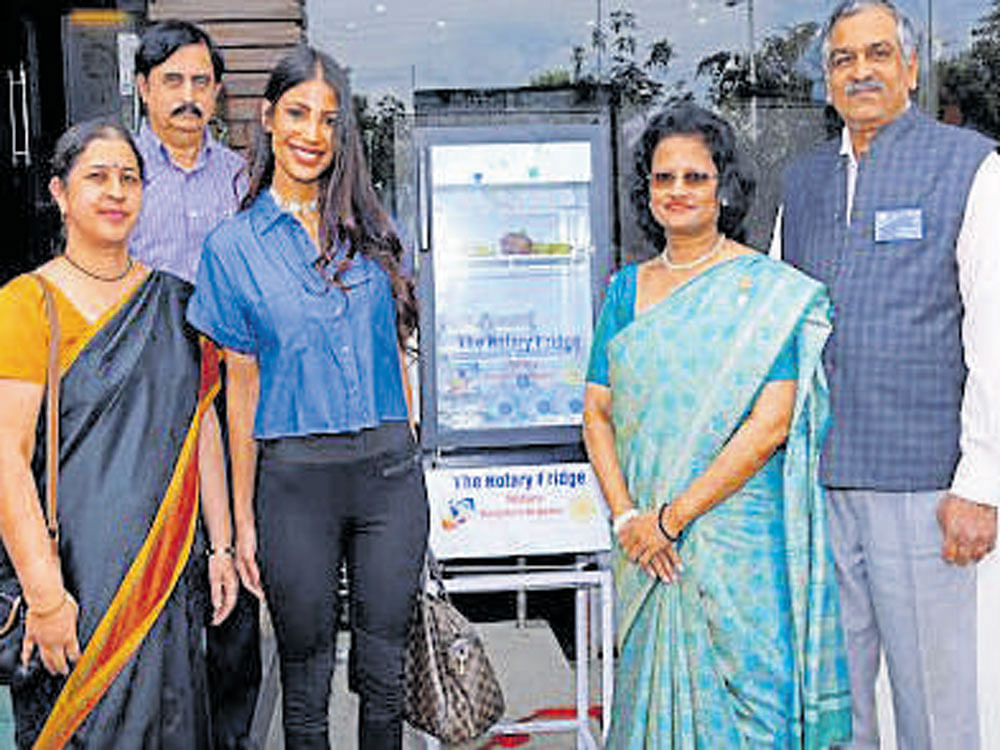 'Rotary Fridge' ensures excess food goes to hungry
