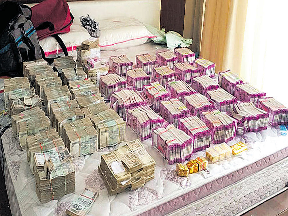 the department also recovered 7 kg bullion and jewellery weighing 9 kg, worth Rs 5 crore, after these operations. ANI Photo