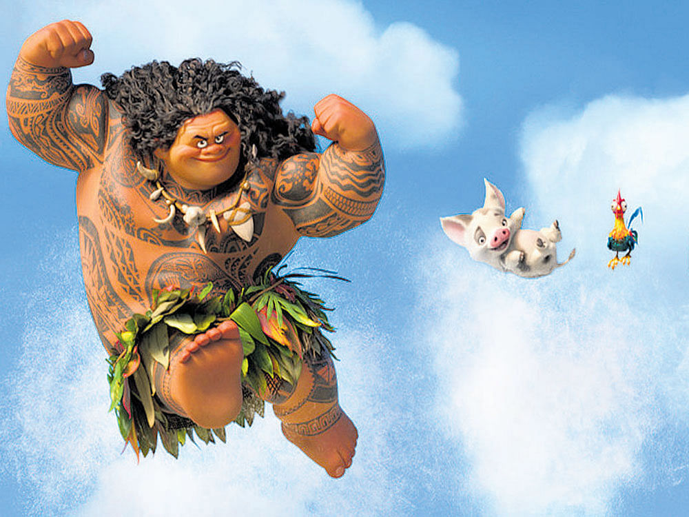 A scene from the film Moana