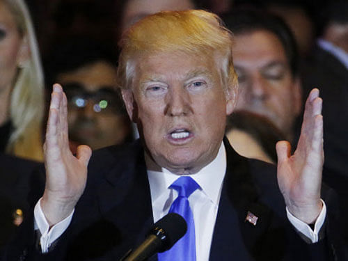 US president-elect Donald Trump. Reuters