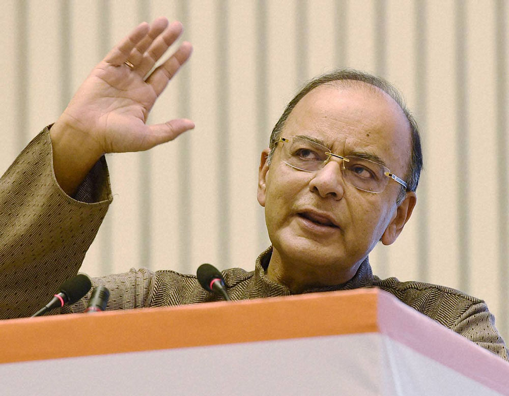 The finance minister said that demonetisation had disrupted a seven-decade normal of society - looking the other way to corruption and black money. pti file photo
