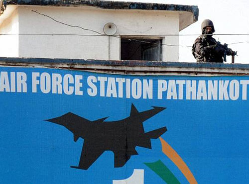 There may be two more terrorists, who attacked the Pathankot airbase, but investigations on that was still continuing, the official said. PTI File Photo.
