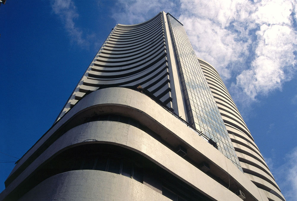 Sensex surges 457 pts on global cues
