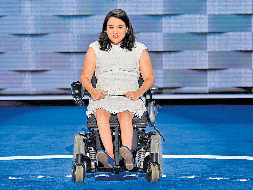 speaking up: Anastasia Somoza is a cerebral palsy survivor. WFS