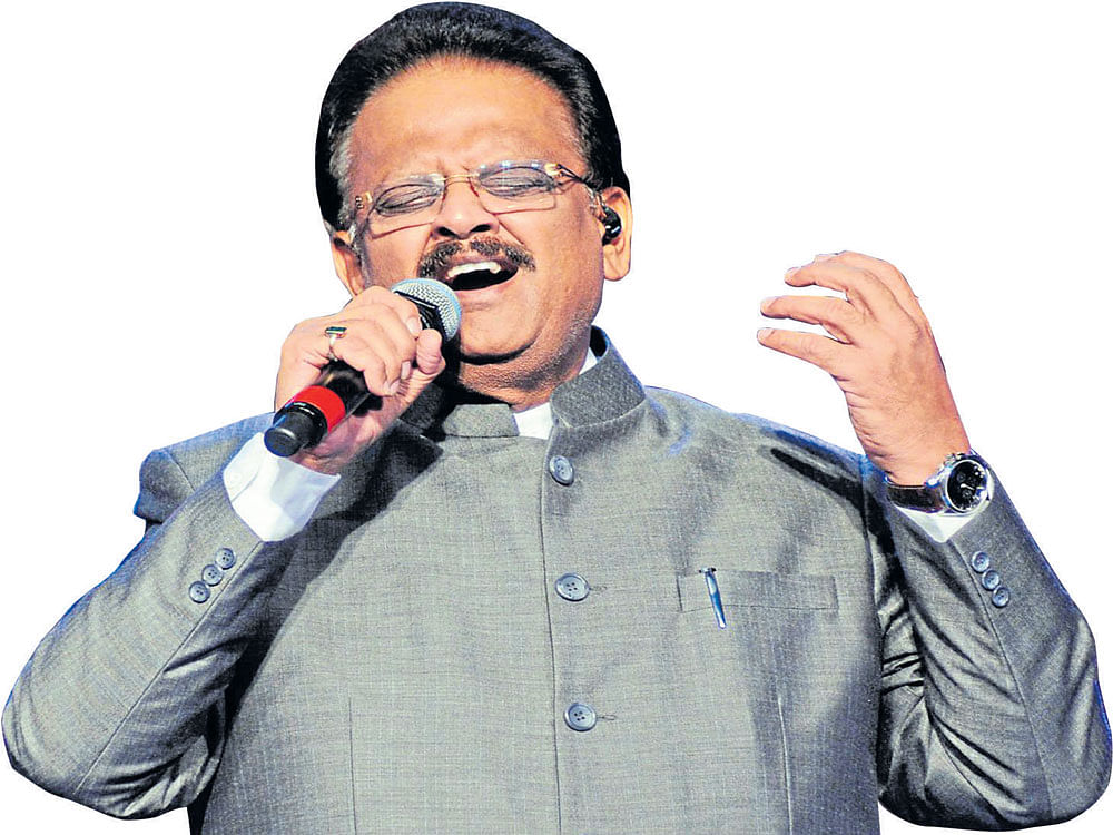 enchanting voice Singer  S P Balasubramaniam.  Photo by ranju p