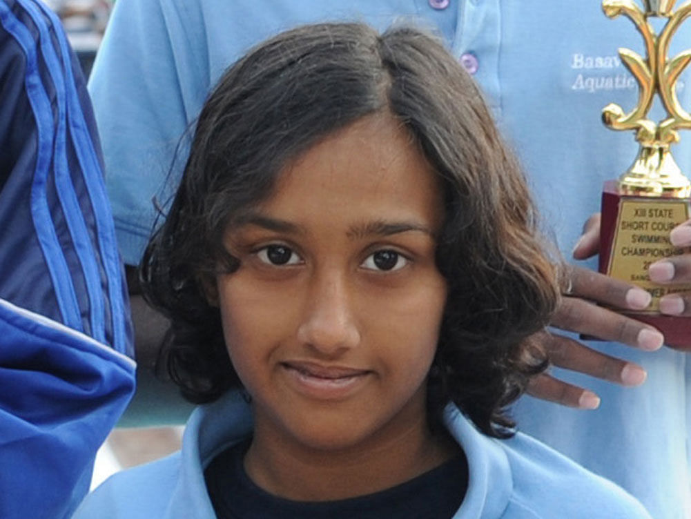 The Bengaluru girl clocked 1:19.71 to marginally eclipse the previous best set by Charu Hamsini (1:19.79) of Dolphin Aquatic. DH File photo