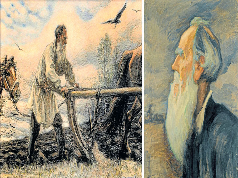 'Moods of the Master' paintings of Tolstoy by Leonid.