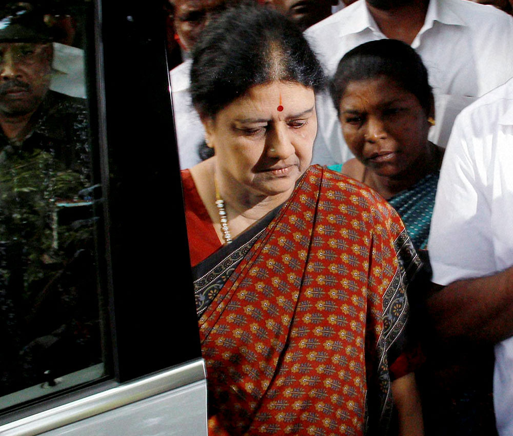Sasikala and her family are in control of the party at this point of time. However, none of the AIADMK leaders could spell out the political ambitions of Sasikala, her husband and the couple's numerous relatives. PTI file photo