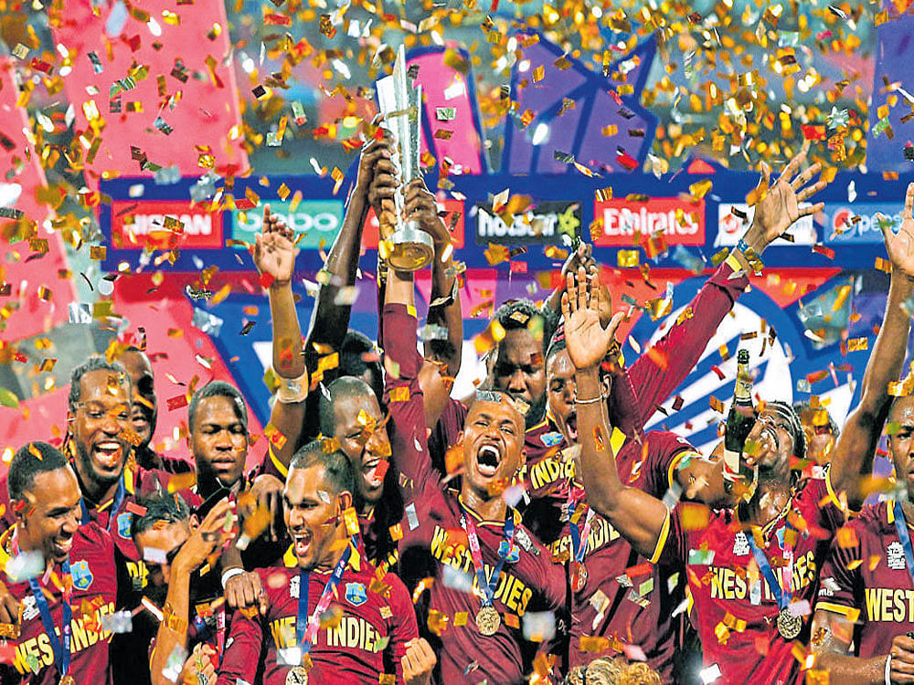 champions... champions... West Indies claimed their second WorldT20  title, beating England in a pulsating final at the Eden Gardens.