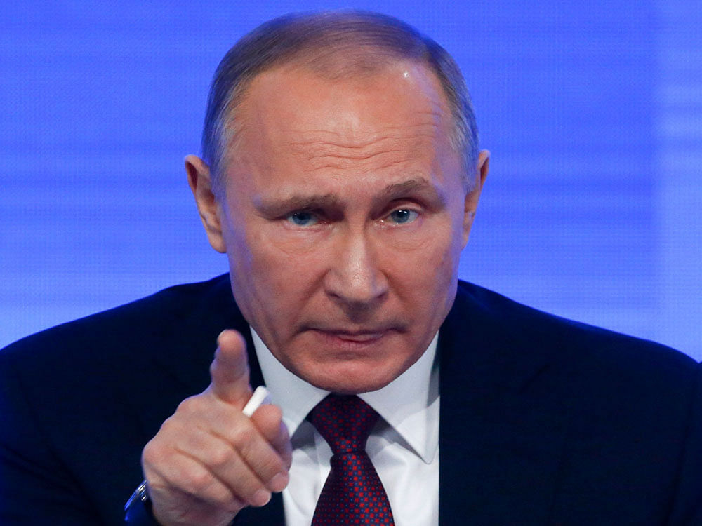 Russian president Putin. reuters file photo