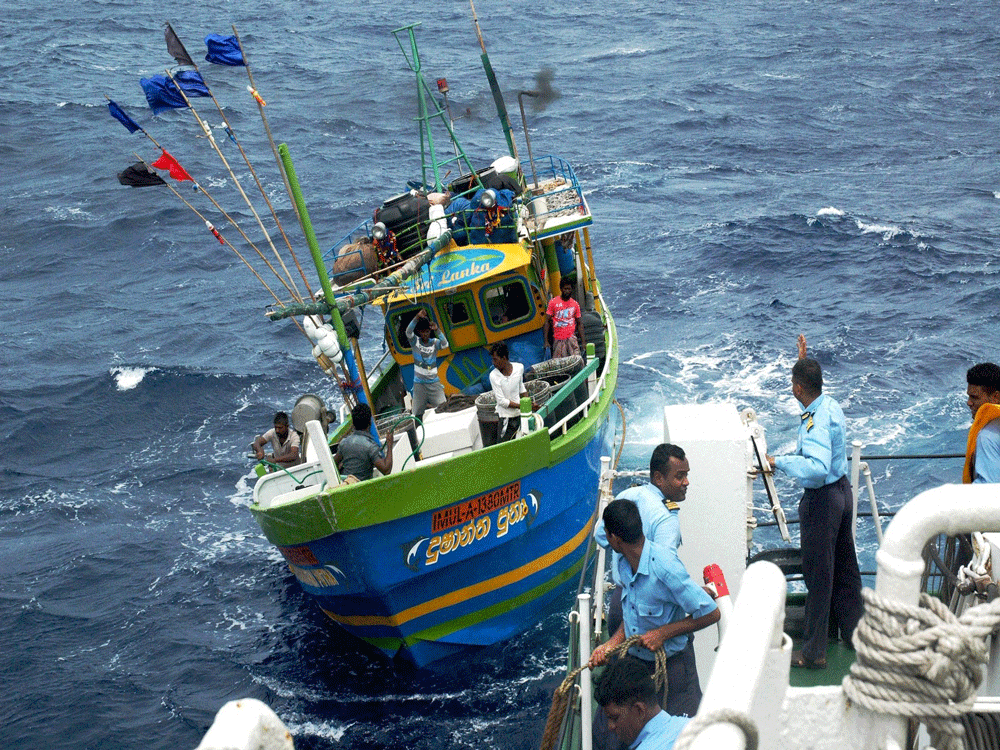 Ten Tamil Nadu fishermen have been arrested and their two boats impounded by Sri Lankan Navy for allegedly fishing in the island nation waters. Representative Image