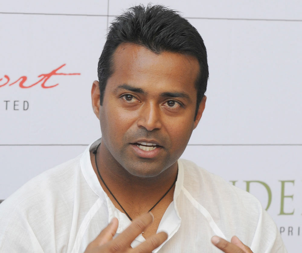 Paes has six Chennai Open trophies in his overflowing cupboard, five with Mahesh Bhupathi (1997, 1998, 1999, 2002, 2011) and the sixth and the last with the Serbian Janko Tipsarevic (2012). DH File Photo.