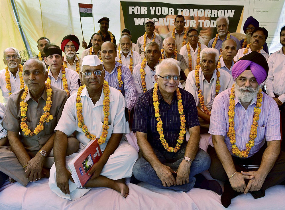 The declaration of support comes after Amarinder assured IESM leader Satbir Singh that the party would look into their demands, particularly on One Rank One Pension (OROP). pti file photo