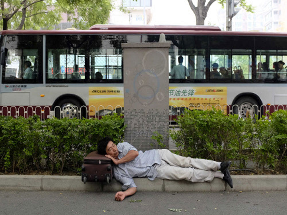 Researchers at Johns Hopkins University in the US examined information provided by nearly 3,000 Chinese adults aged 65 and older to learn whether taking an afternoon nap had any effect on mental health. Reuters file photo. For representation purpose