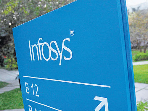 Shares of Infosys lost 2.50 per cent, TCS went down by 2.18 per cent and Wipro dipped 2.18 per cent on BSE.