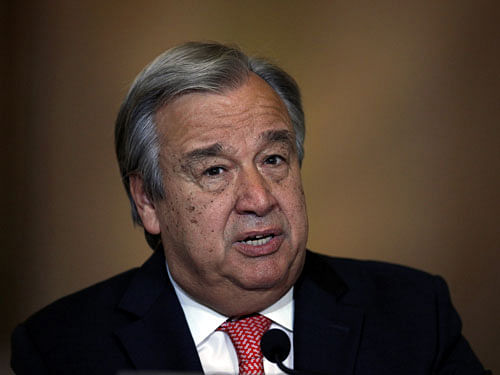 New UN Secretary-General Antonio Guterres. Reuters file photo