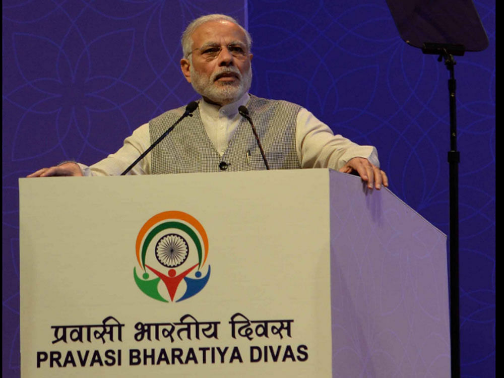PM hits out at 'political worshippers' of blackmoney, graft. Courtesy: Twitter